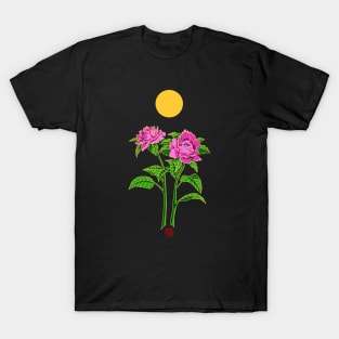 Flower Sunset V6 T-Shirt